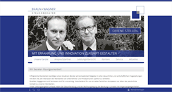 Desktop Screenshot of braun-steuerberater.de